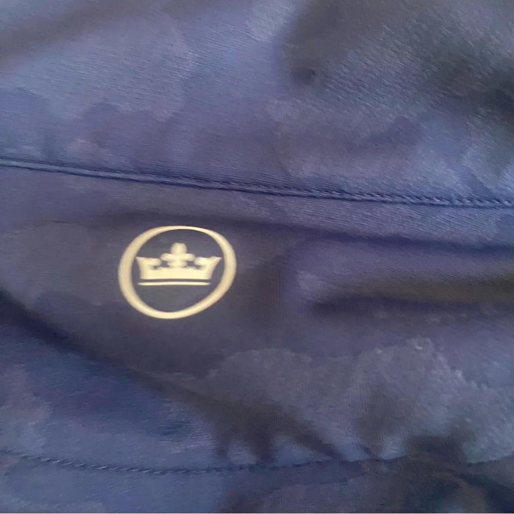 Peter‎ Millar Men's Navy Blue Quarter-Zip Shirt